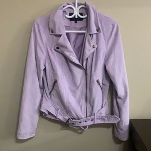George Purple suede jacket
